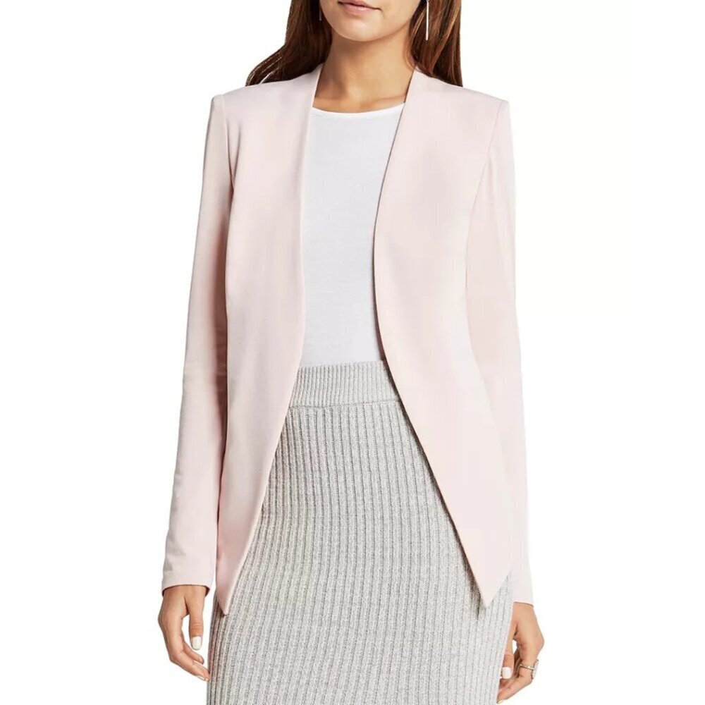 Bcbgeneration Open Front Essentials Blazer In Ros… - image 1